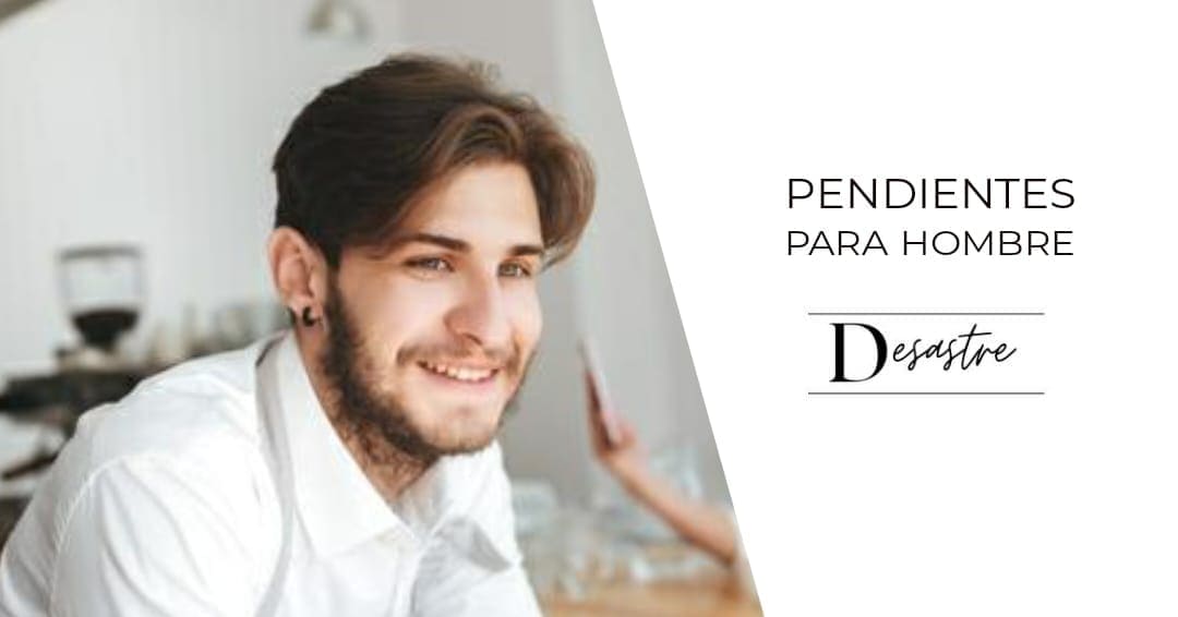 pendientes hombre